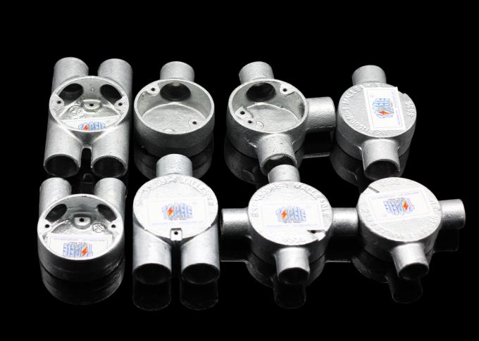 TOPELE BS4568 / BS31    4 Way Terminal Electrical Aluminum Junction Box, Channel Inspection Tee Box