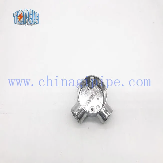 Angle Way BS 4568/BS 31 Scatola circolare in alluminio