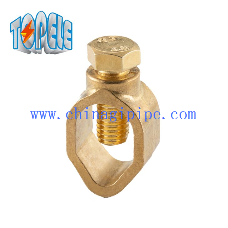 Clip per cavo elettrico in ottone con morsetto a terra per l'uso del connettore di messa a terra