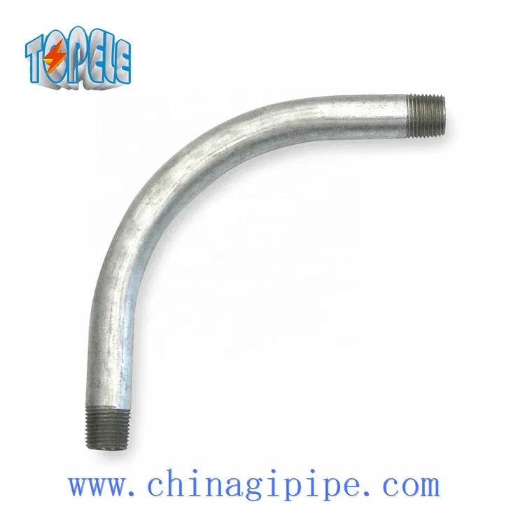 Galvanizzato acciaio IMC Conduit 90 Gradi Gomito