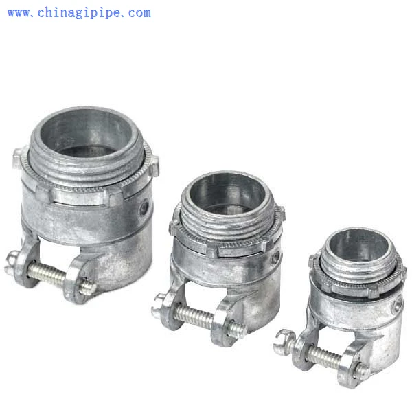 Squeeze Connector-Zinc 1/2''-4