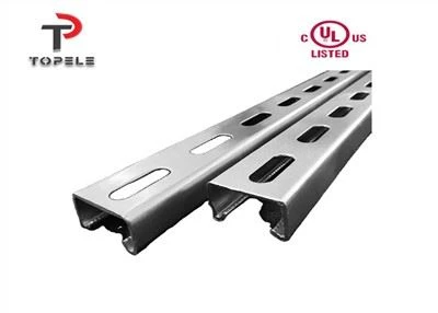 Canale C scanalato Unistrut pre zincato